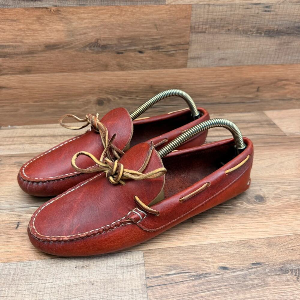 Ole Maine size 7.5 Comfort Classic-Double Sole-Unlined-Honey loafers shoes